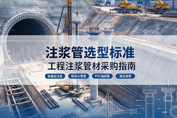 长宁区注浆管选型标准